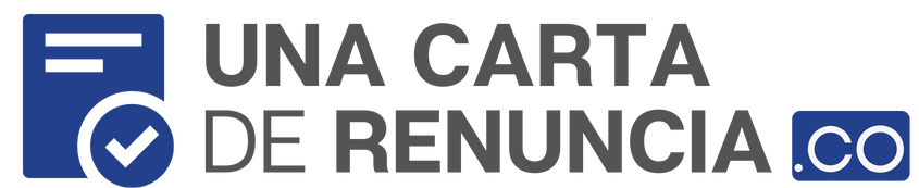 Carta de Renuncia Colombia